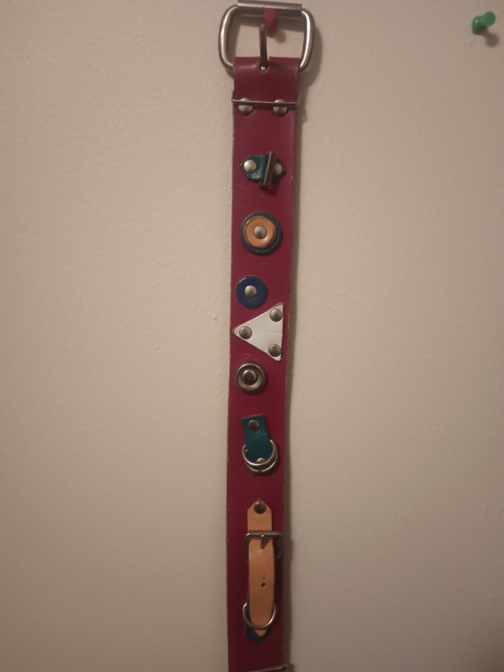 Vintage leather bondage belt
